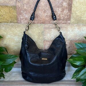 Rebecca Minkoff Slouchy Hobo Western Leather Large Shoulder Black Boho Bag